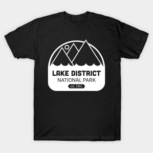 Lake District National Park Logo Badge Design T-Shirt